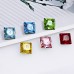 DZ 3009 12x12 mm square shape crystal fancy stone 
